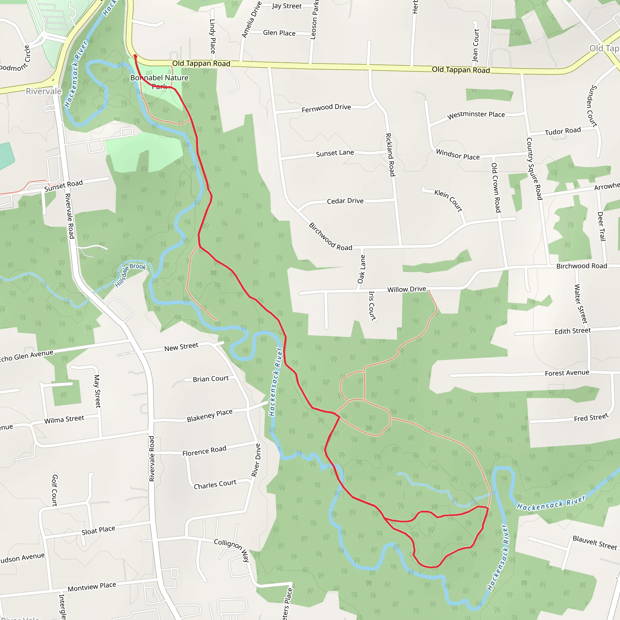 Bonnabel Nature Park mobile static map