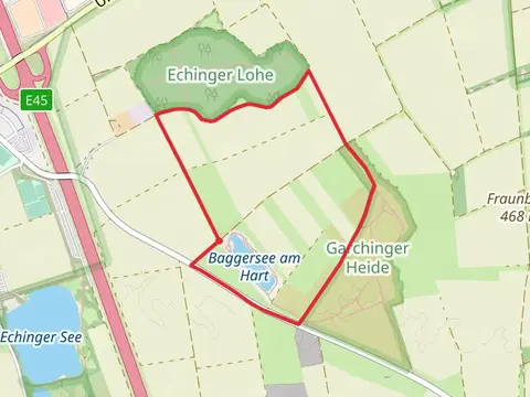 Echinger Lohe and Baggersee am Hart Loop