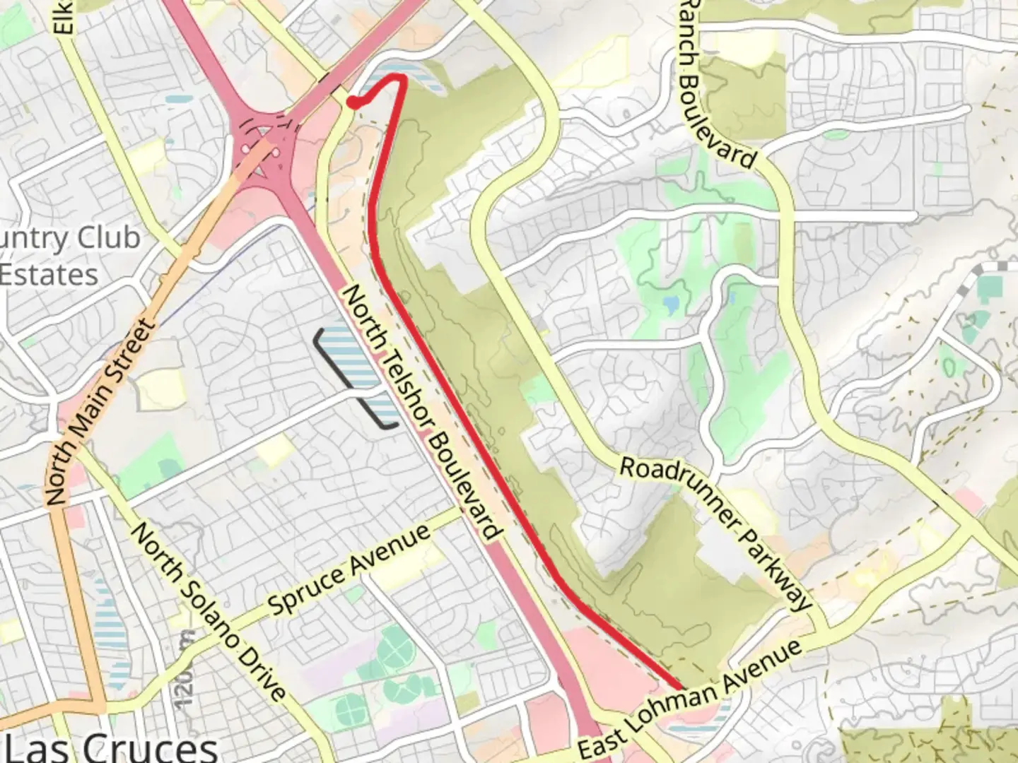 An image depicting the trail Dam Trail and its surrounding area.