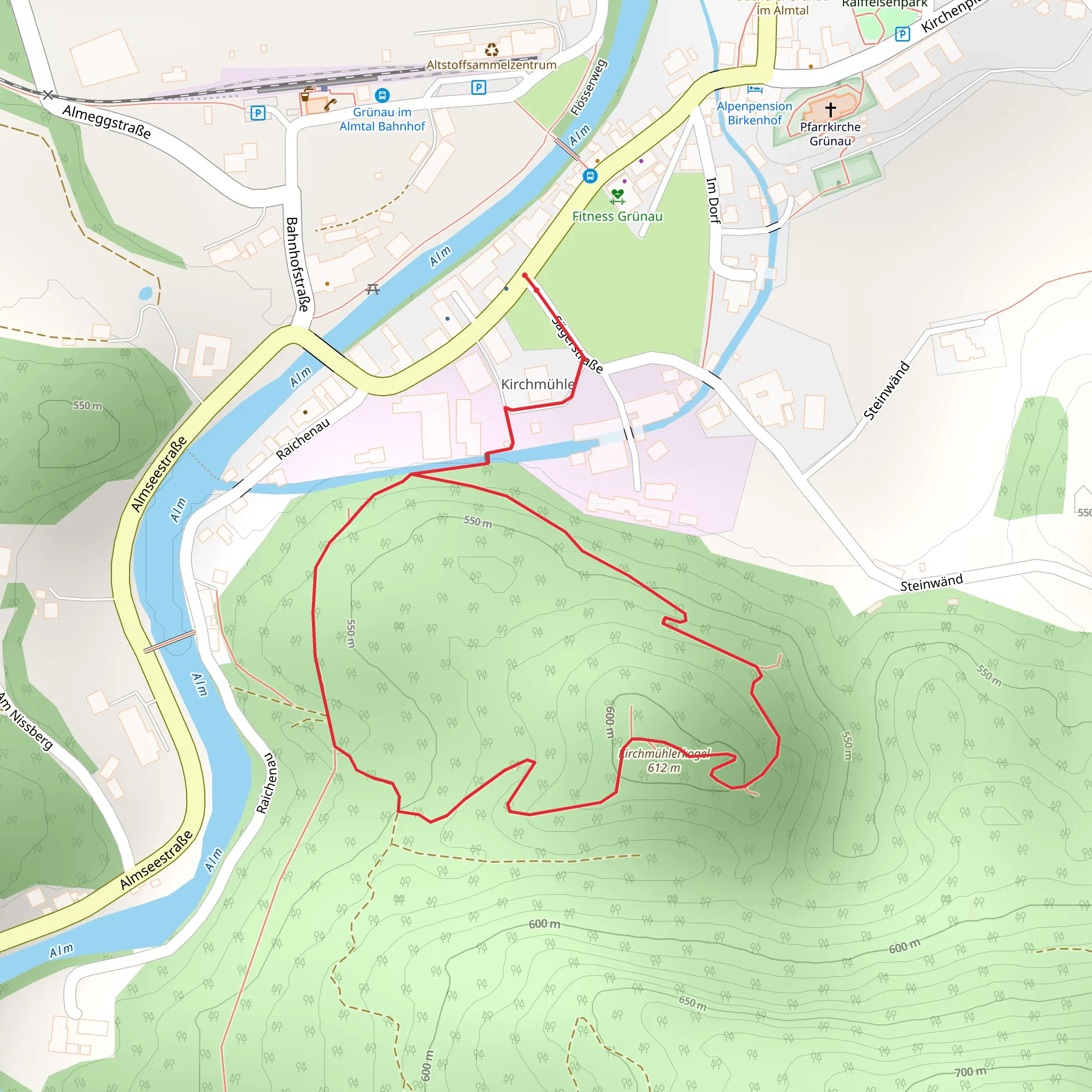 Kirchmühlkogel Loop mobile static map