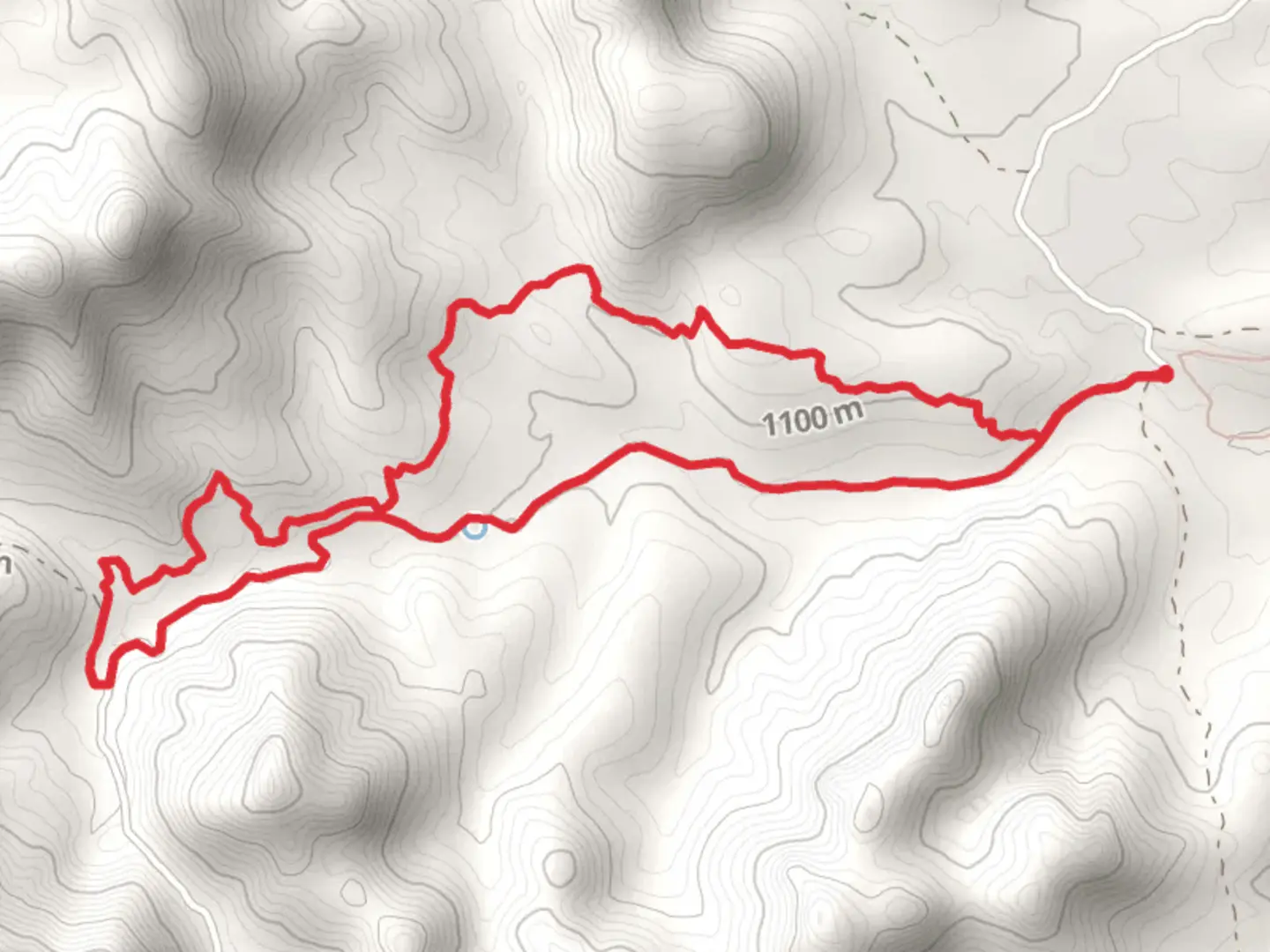 An image depicting the trail Puerto and Sarding Canyon Loop and its surrounding area.