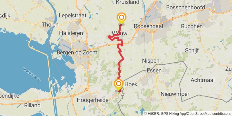 Brabantse Walpad Loop stage 3 Map