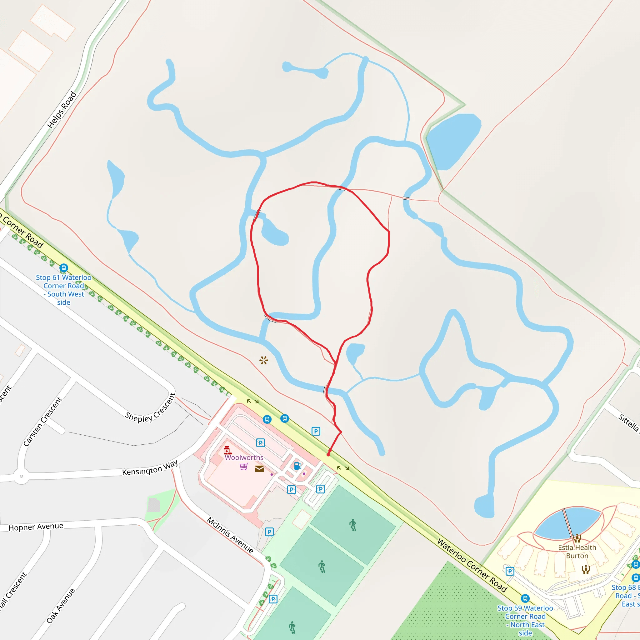 Wodliparri Trail mobile static map