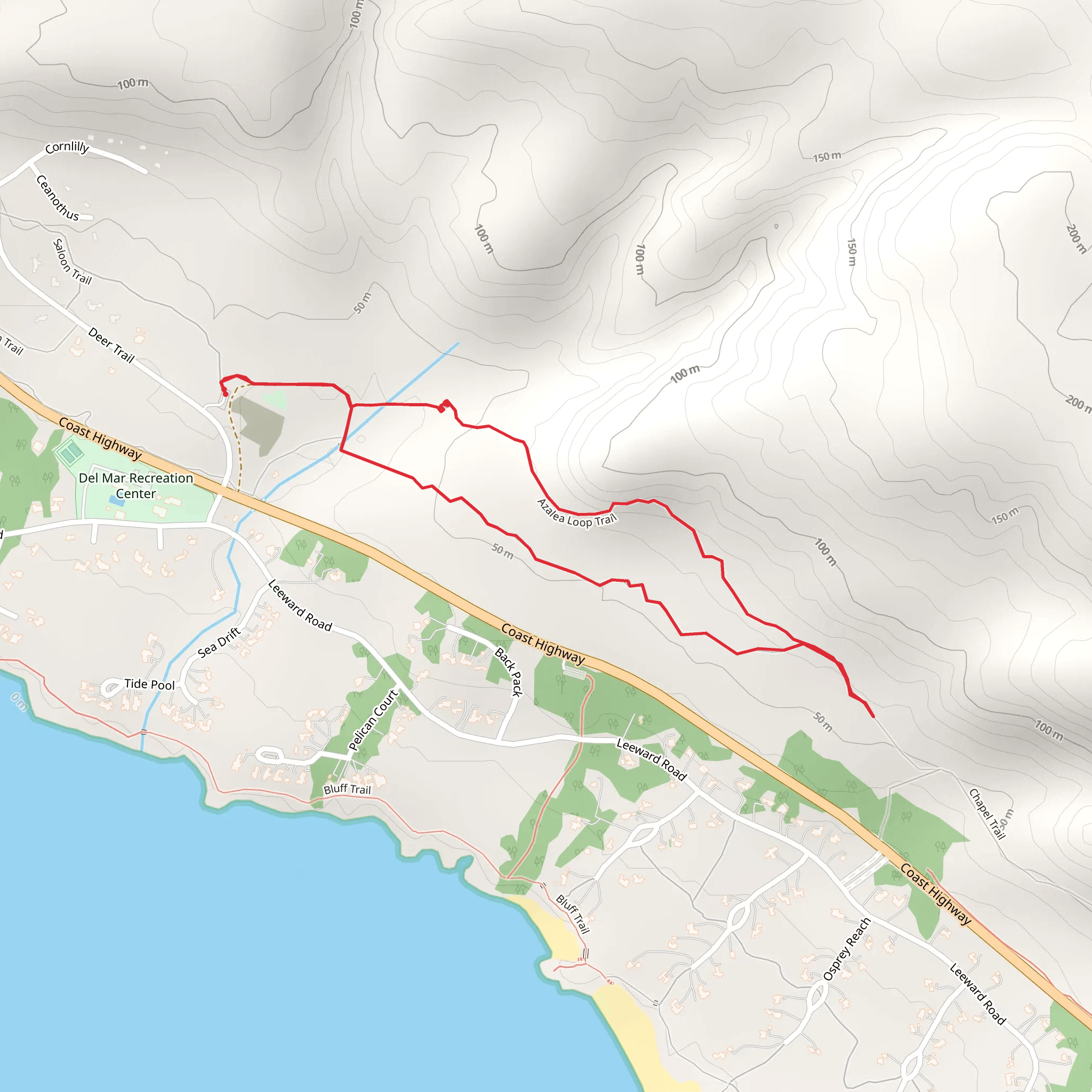 Azalea Loop Trail mobile static map