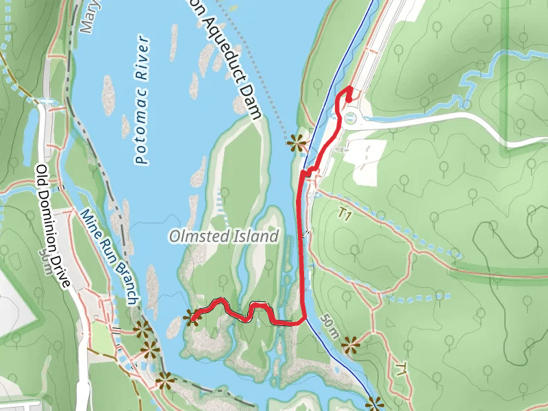 Great Falls Overlook and Chesapeake and Ohio Canal Trail