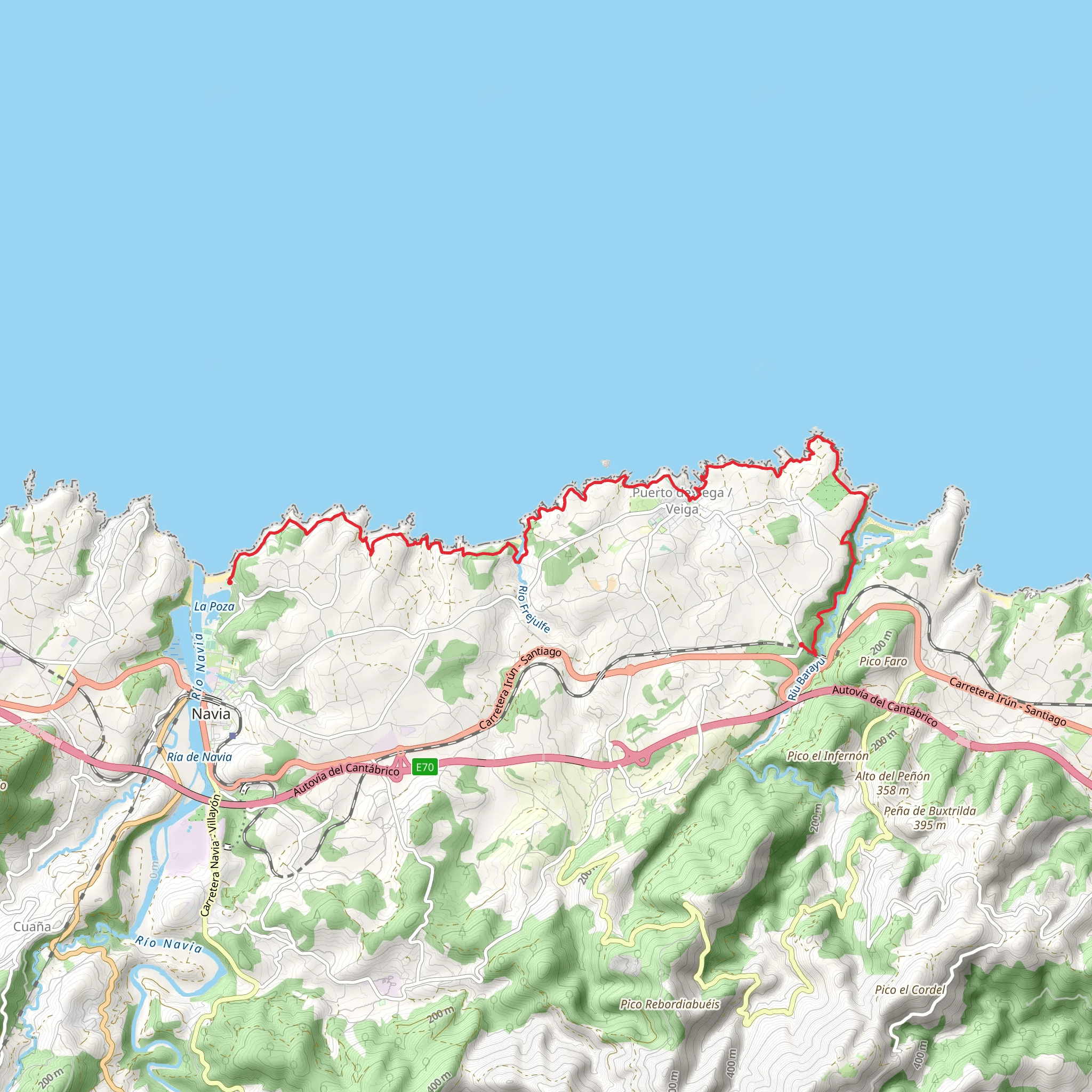 Navega March PR AS 293 mobile static map