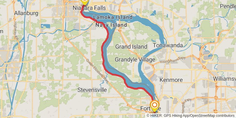 Waterfront Trail stage 34 Map