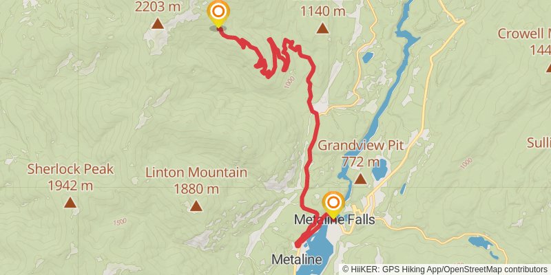 Ultra Pedestrian North Loop stage 239 Map