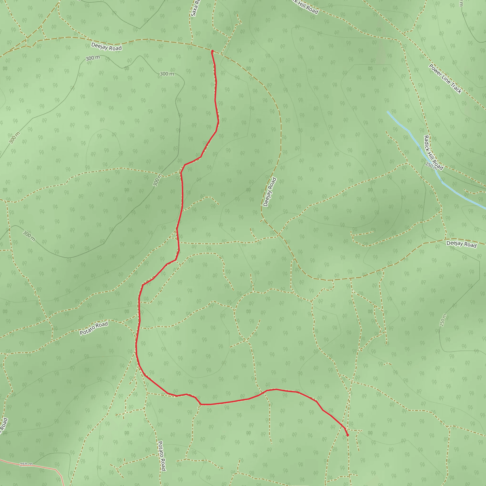 Jarrah Jaunt Walk mobile static map