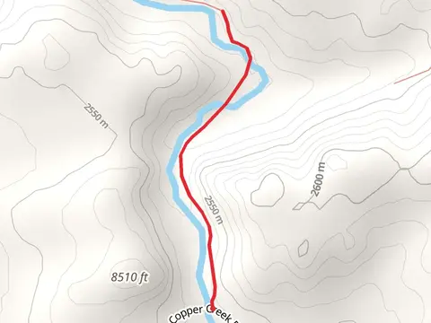 Copper Creek Road North Trail