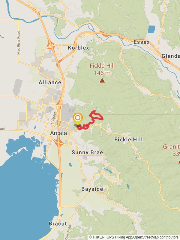 Redwood Park Road, Fickle Hill Grade and Community Forest Loop