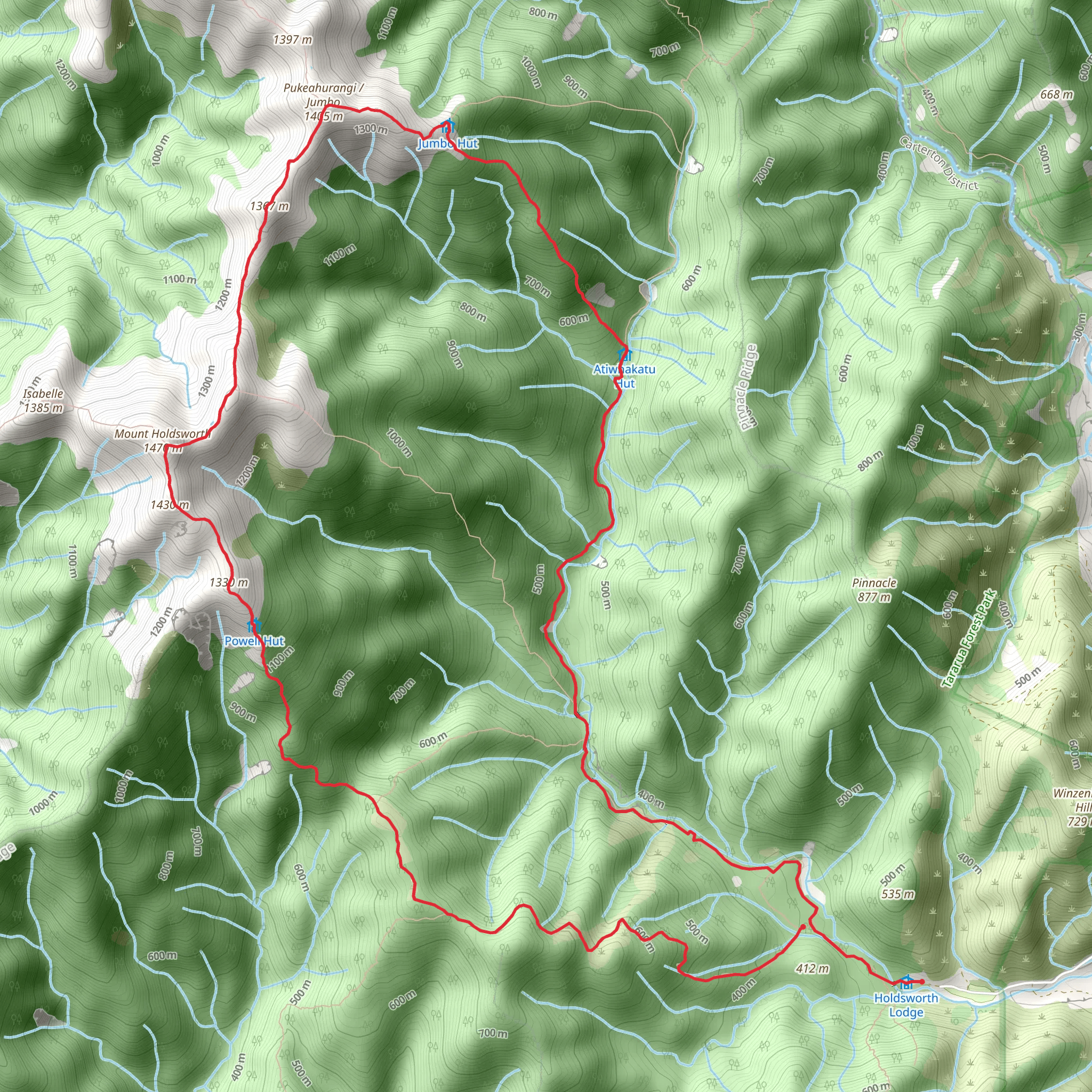 Holdsworth-Jumbo Circuit mobile static map