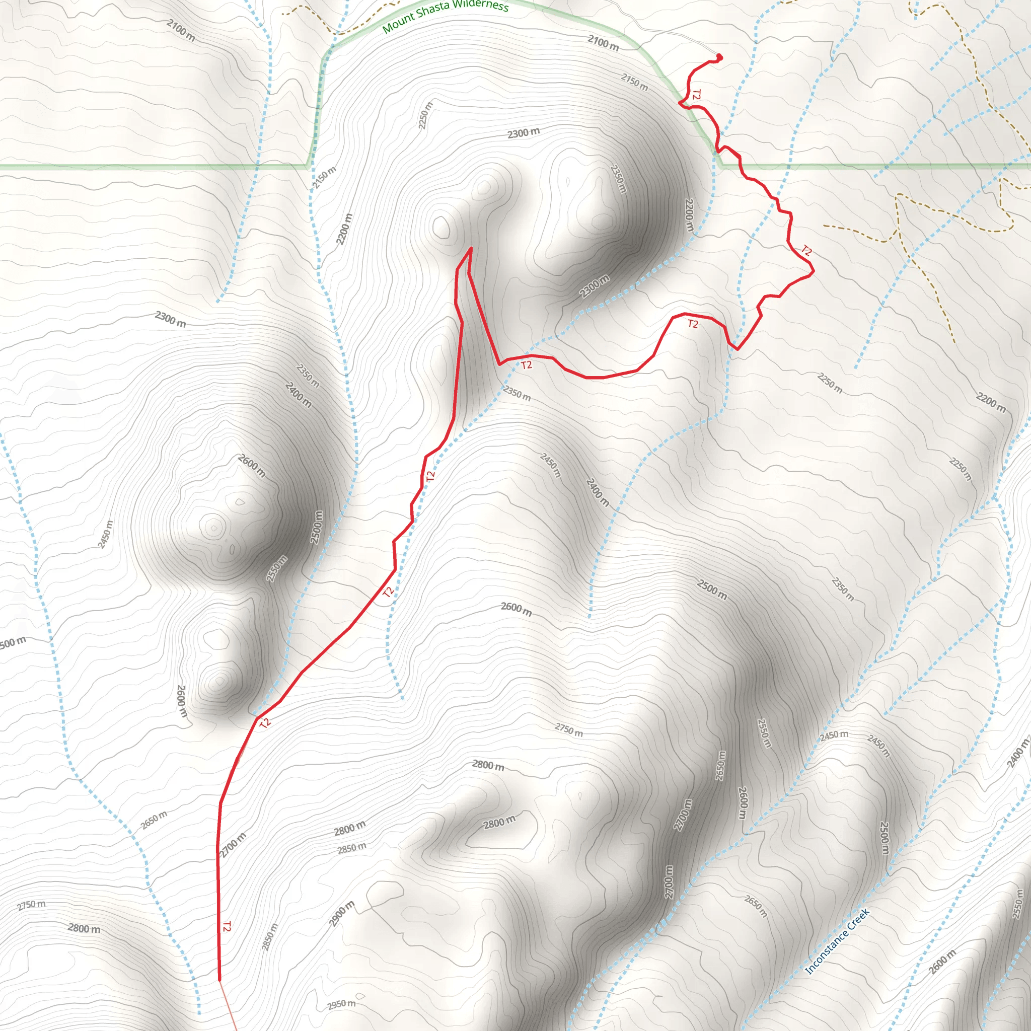 North Gate Trail mobile static map