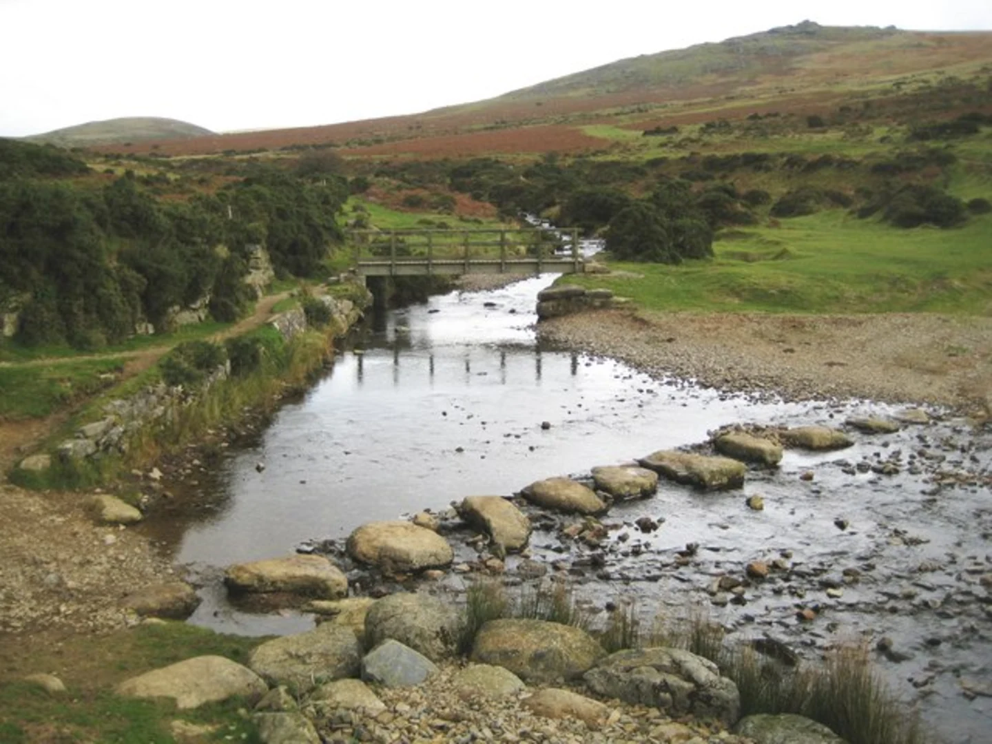 An image depicting the trail Brat Tor and Great Nodden Loop and its surrounding area.