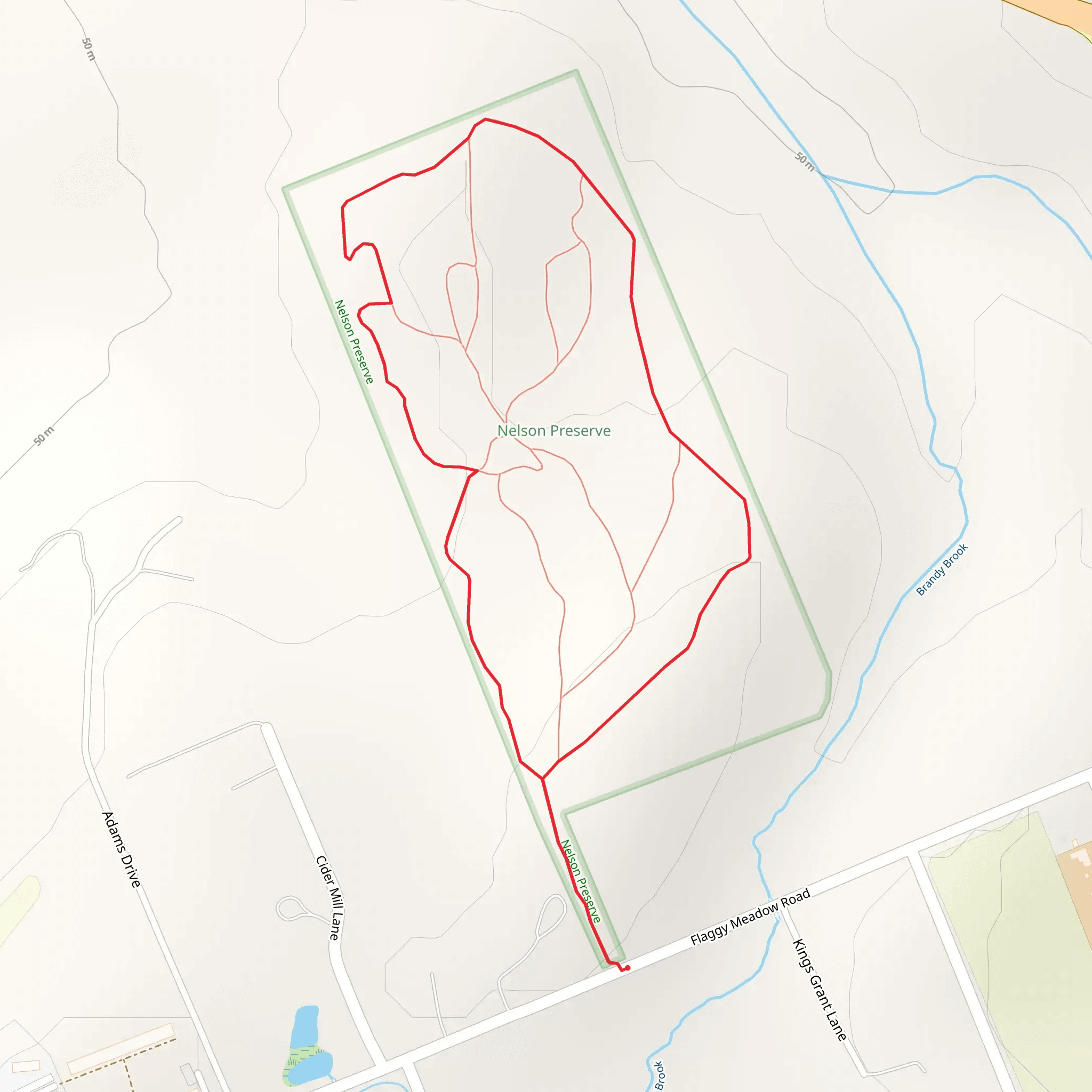 Flaggy Meadow Road Loop mobile static map