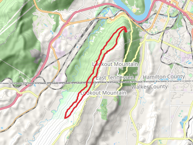 Cravens House Trail, Bluff Trail and Upper Loop Trail