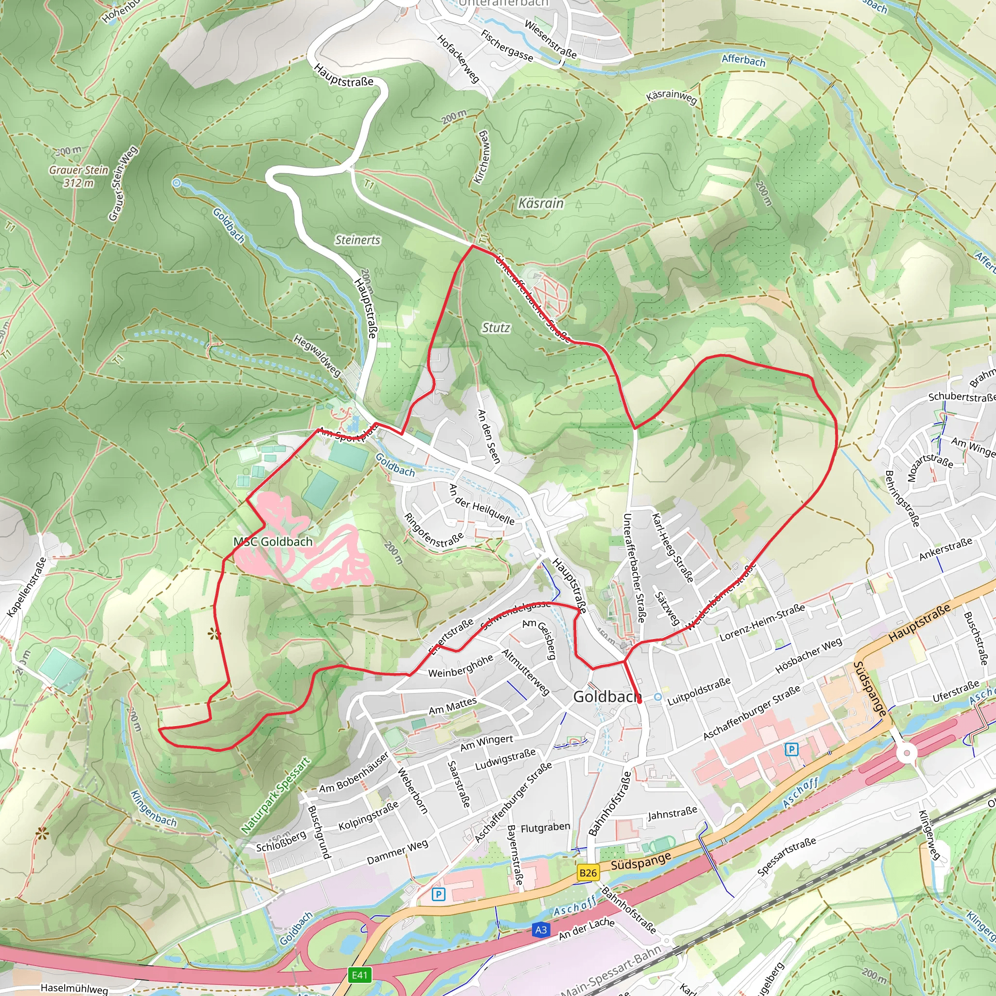 Goldbach Loop via Motocrossbahn mobile static map