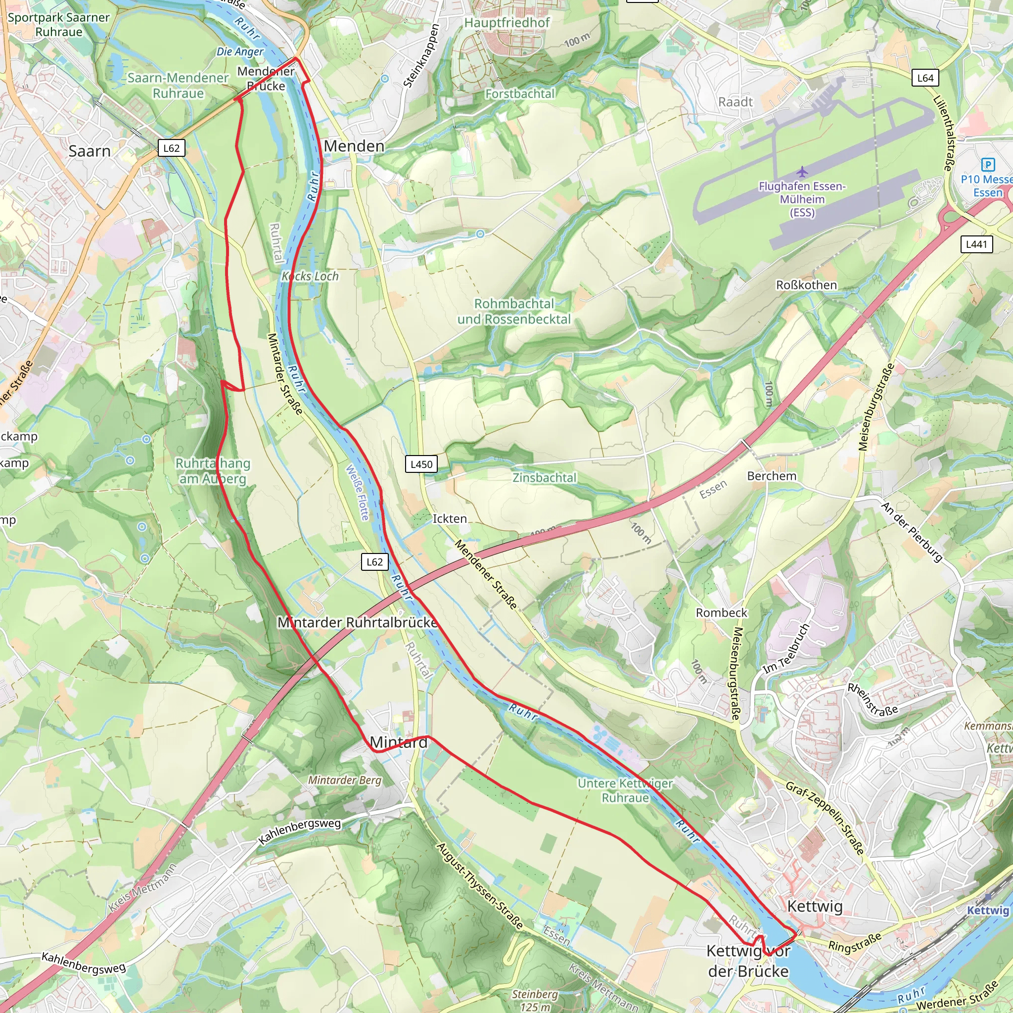 Ruhr via Muelheimer Bodenschaetze mobile static map