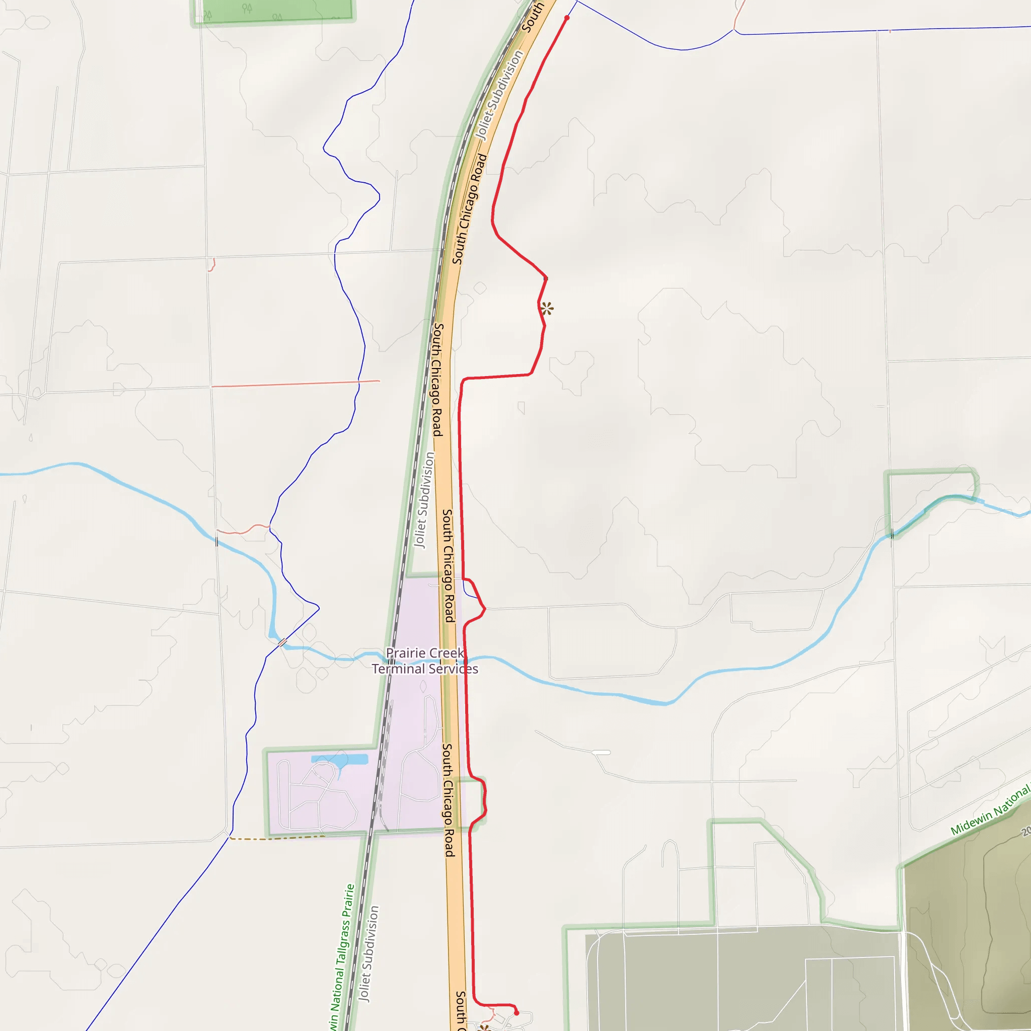 Midewin National Tallgrass Prairie mobile static map