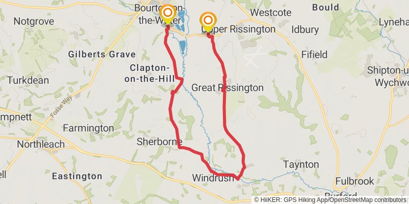 Donnington Way stage 2 Map