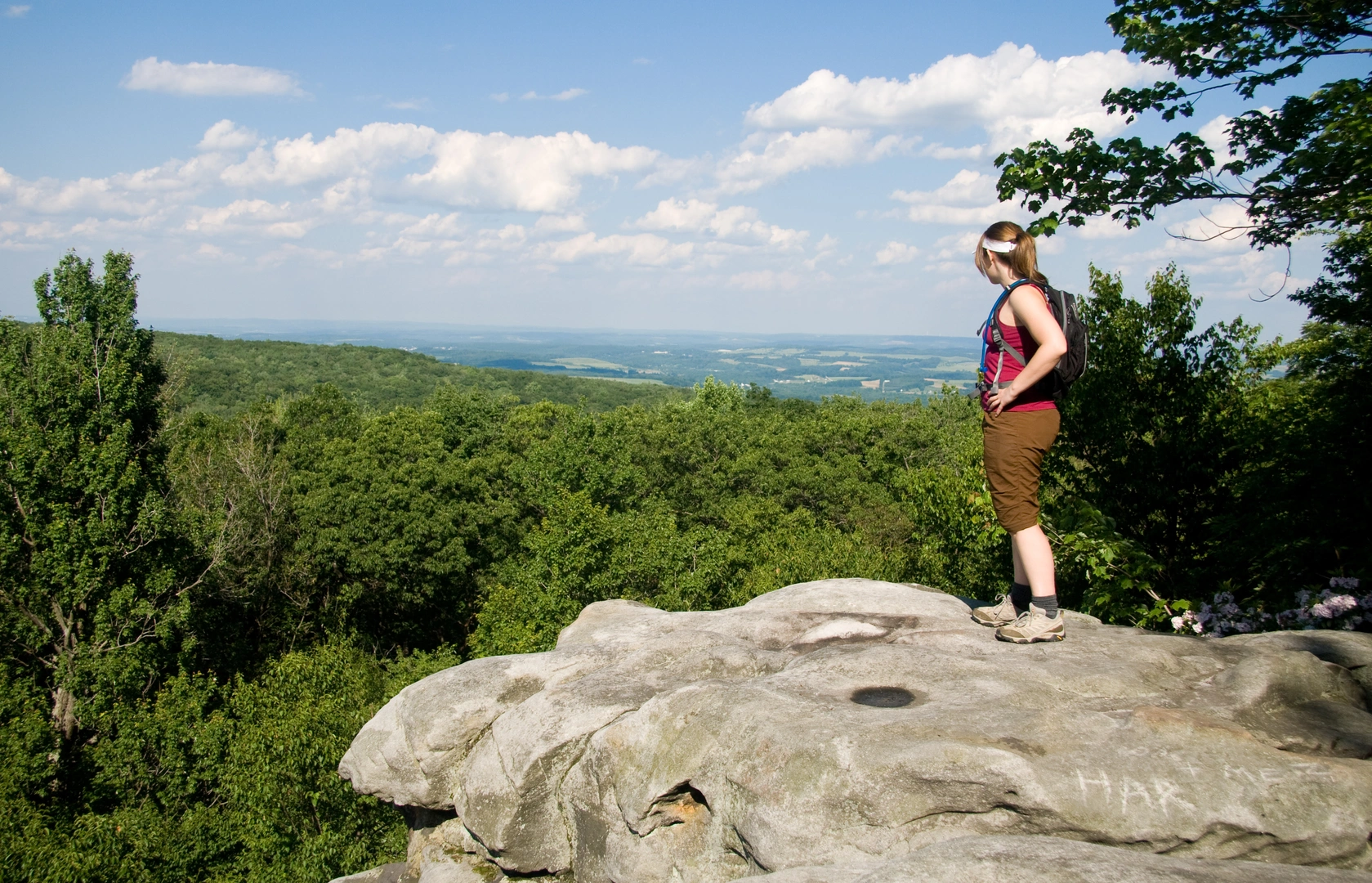 An image depicting the trail Beam Rocks Trail and its surrounding area.