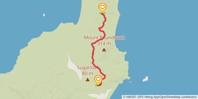 Wilsons Promontory - Northern Circuit alt 1 Map