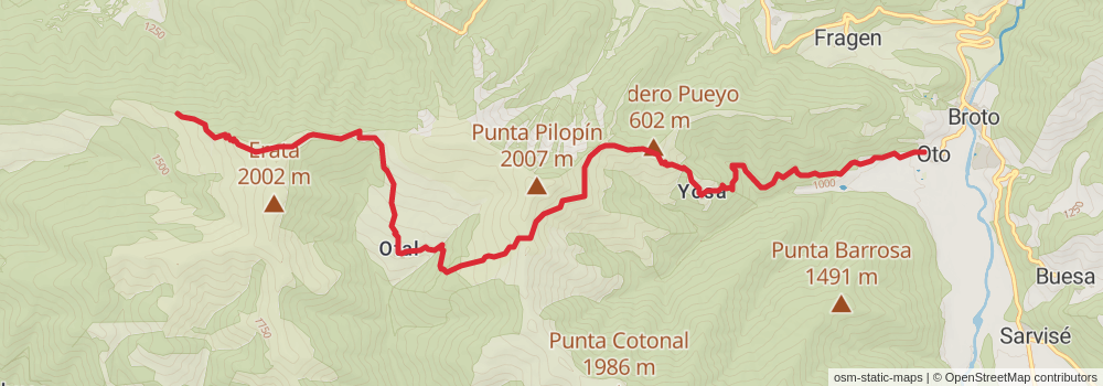 GR 15 - Subpyrenean Path stage 10 Map