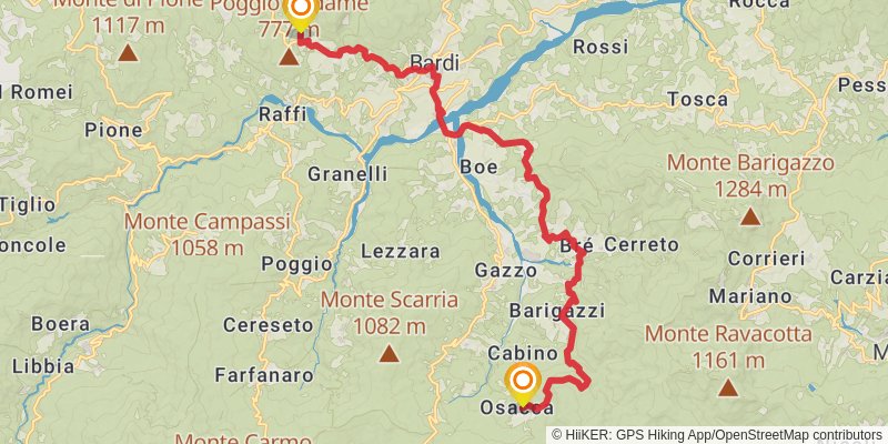 Via degli Abati stage 4 Map