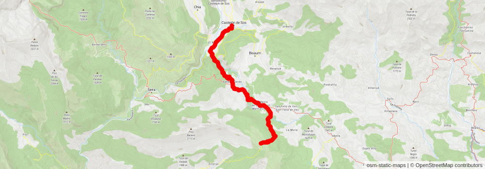Field - Castejón de Sos PR HU 50 stage 2 Map