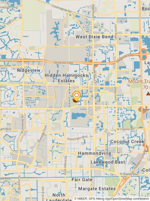Tall Cypress Natural Area Loop mobile static map