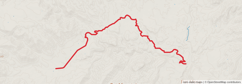 Grand Enchantment Trail stage 29 Map