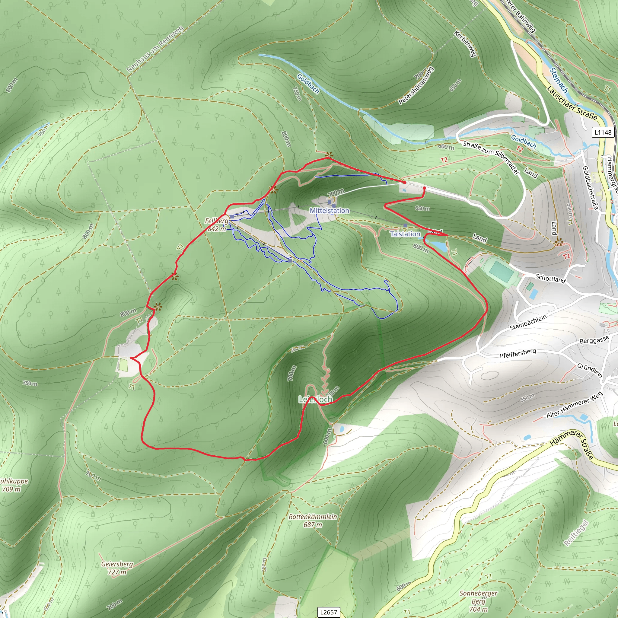 Fellberg Loop mobile static map