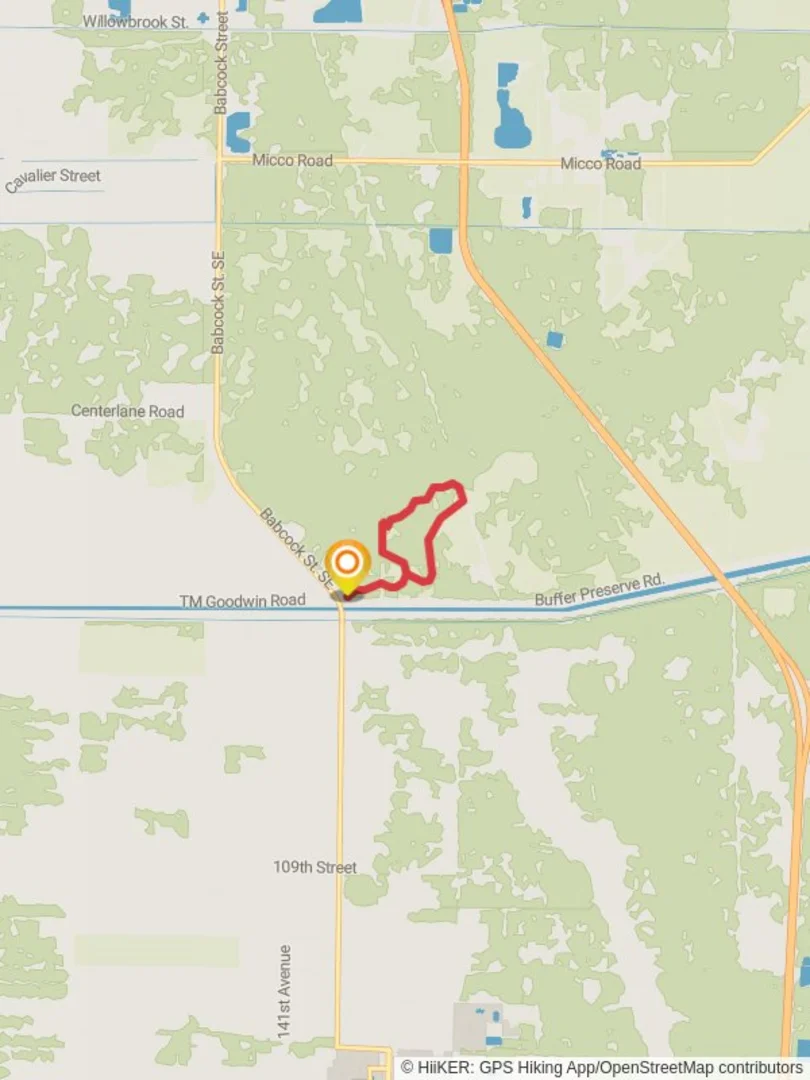 An image depicting the trail Green Trail Turkey Loop and its surrounding area.