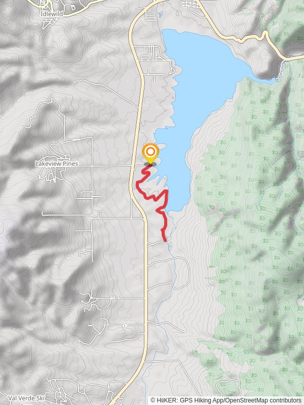 Cieneguilla Creek Walk mobile static map