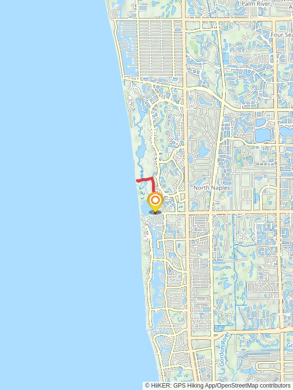 South Berm and South Boardwalk mobile static map