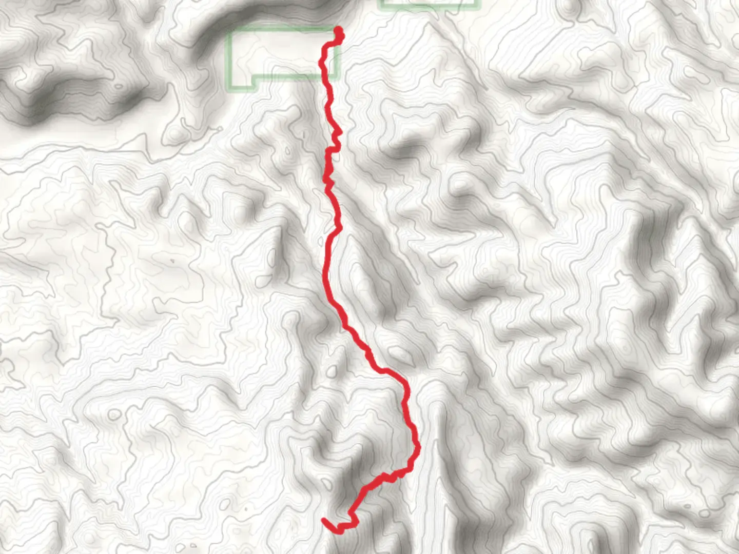 An image depicting the trail Telephone Short Cut via Largo and Lanphier Trail and its surrounding area.