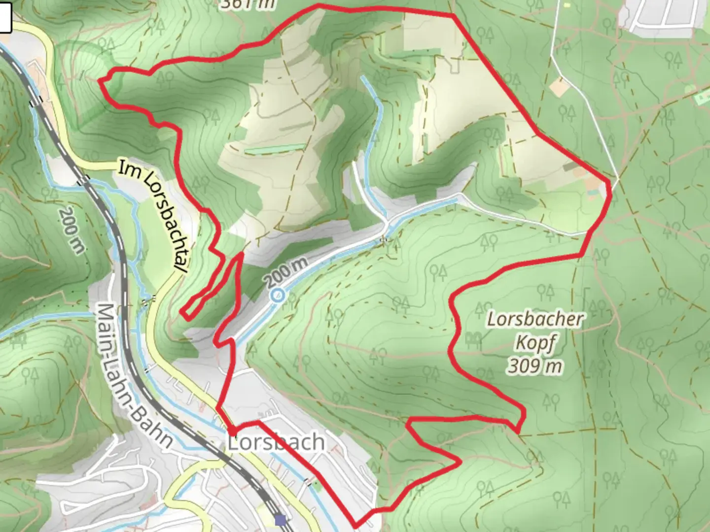 An image depicting the trail Rundwanderweg Keiler and its surrounding area.
