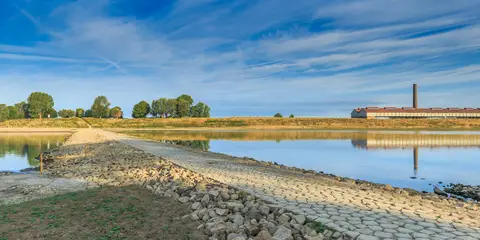 An image depicting the trail Streekpad Nijmegen and its surrounding area.