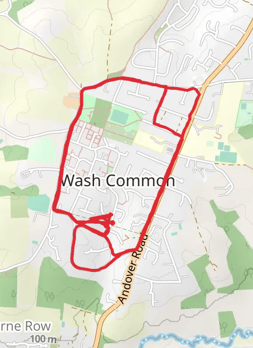 West Berkshire Walking mobile static map