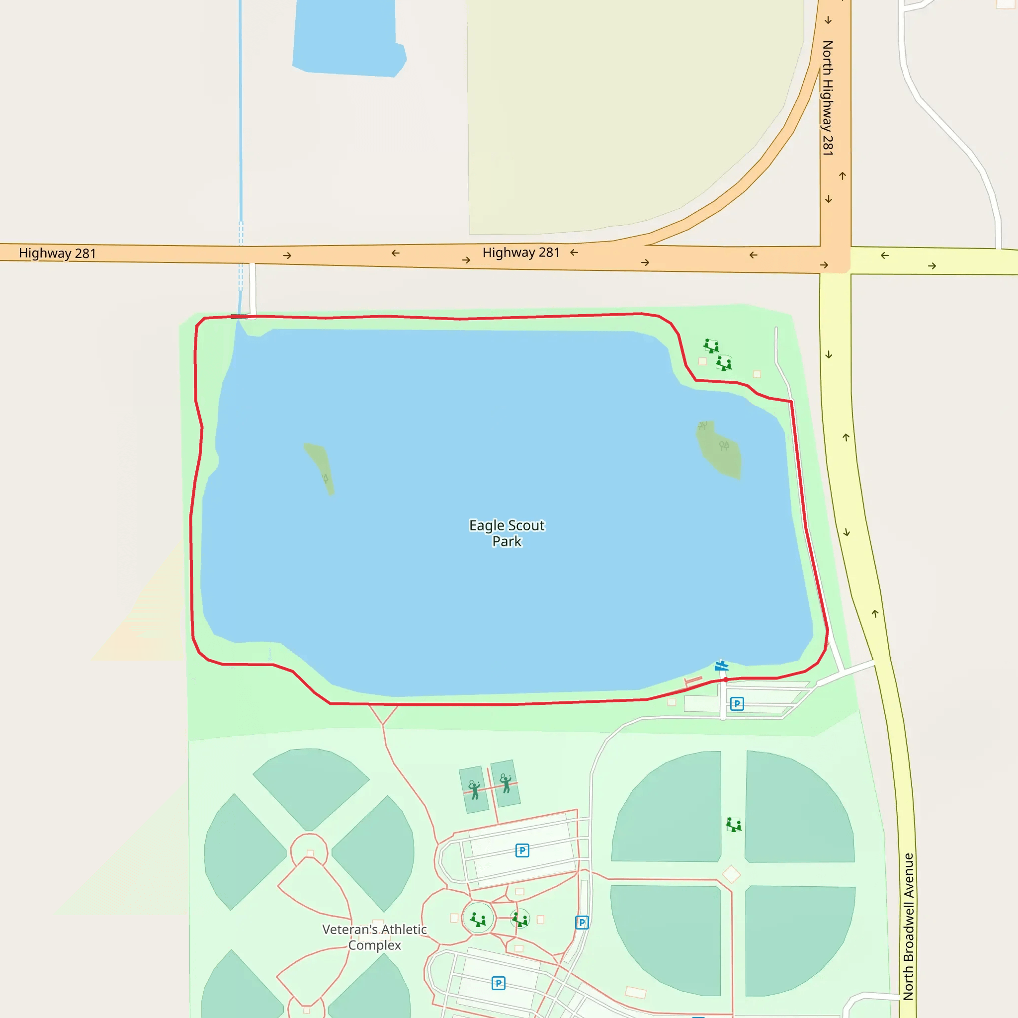 Eagle Scout Park Loop mobile static map