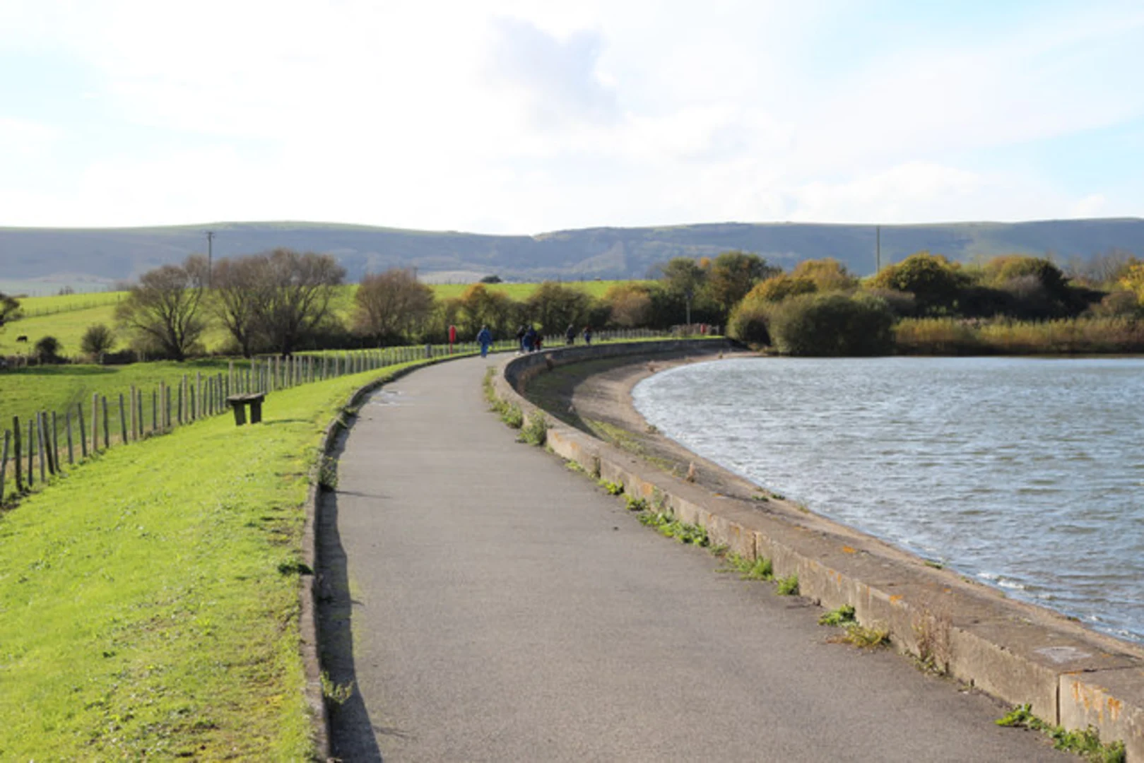 An image depicting the trail Arlington Reservoir Loop and its surrounding area.