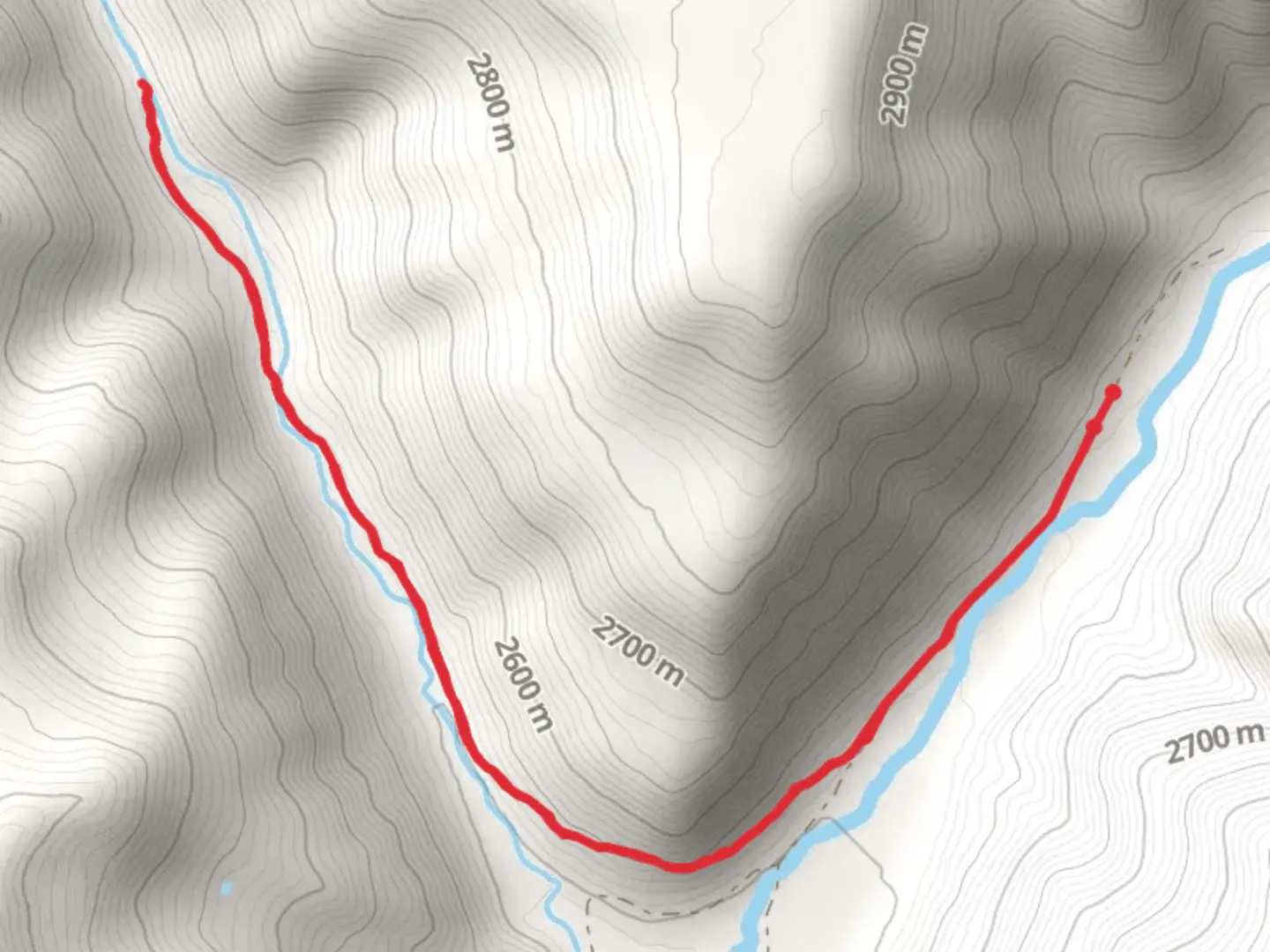 An image depicting the trail Groundhog Creek Trail and its surrounding area.