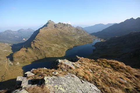 An image depicting the trail Steirische und Lungauer Kalkspitze Summits via Kranzl and its surrounding area.