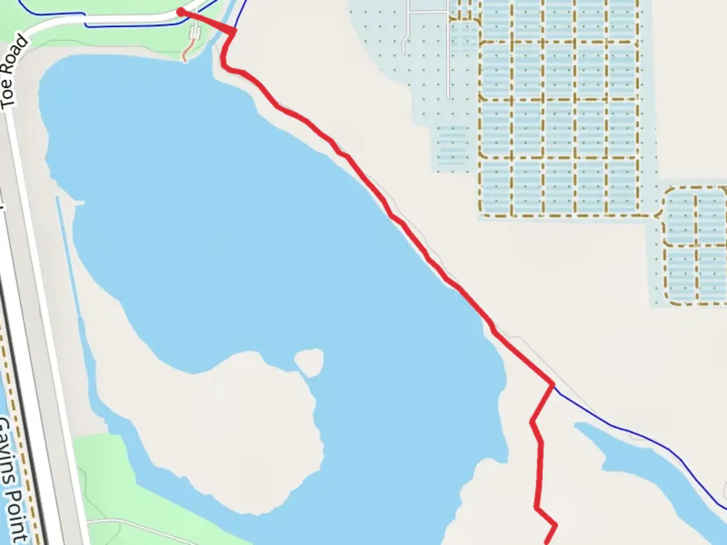 An image depicting the trail Lake Yankton Shore Walk and its surrounding area.