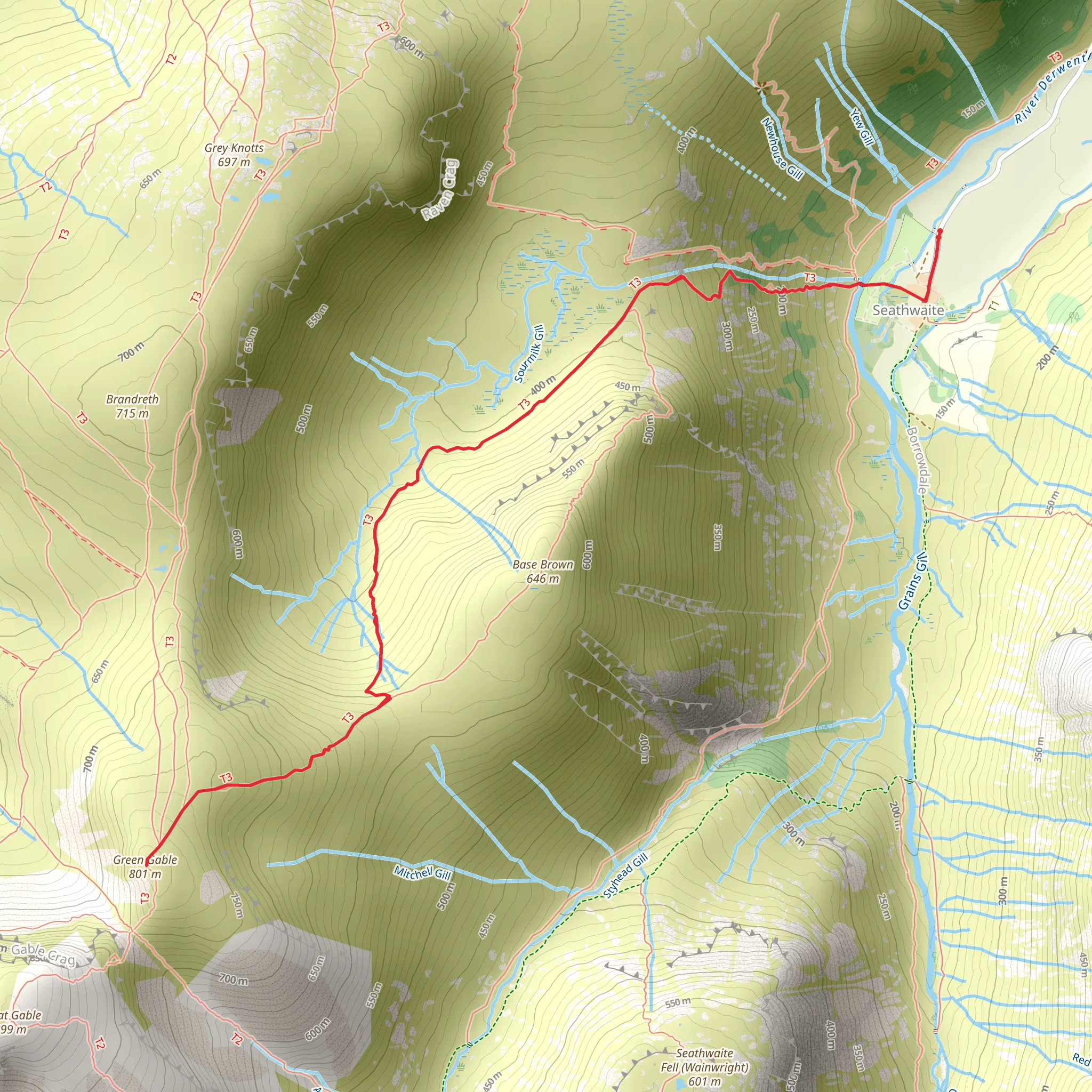 Green Gable mobile static map