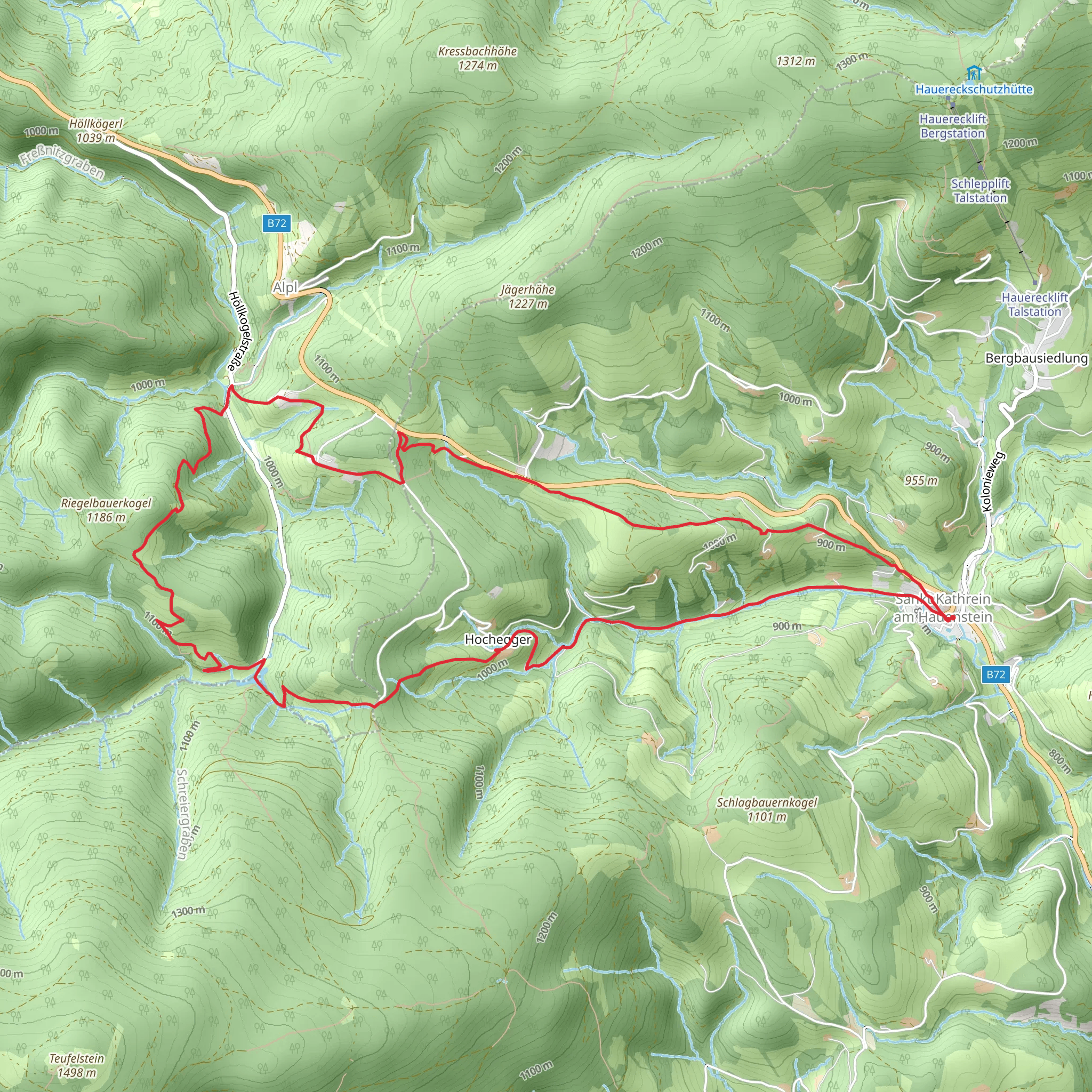 Christmetten Circuit mobile static map
