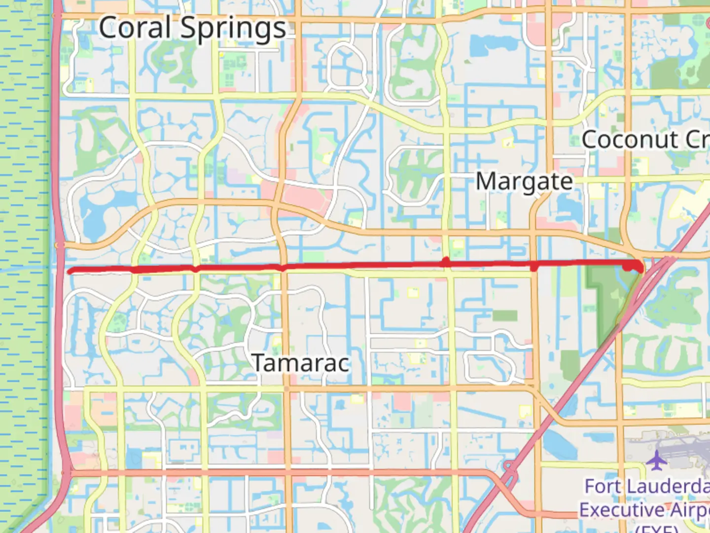An image depicting the trail Cypress Creek Greenway and its surrounding area.