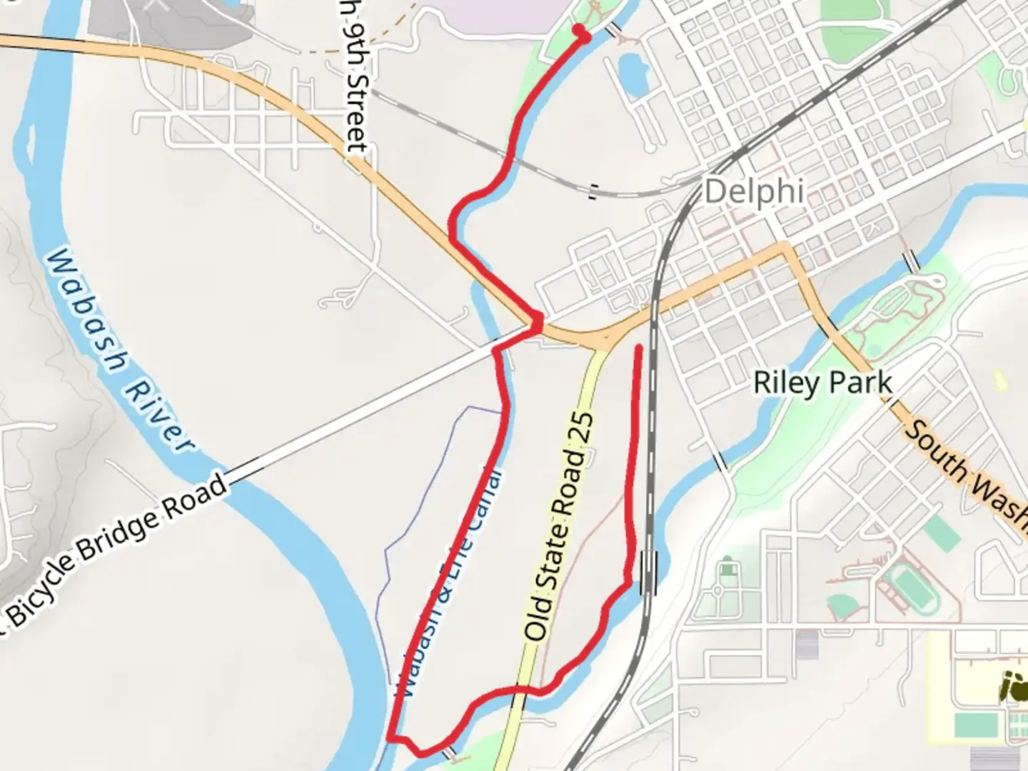 An image depicting the trail Underhill Towpath and Interurban Trail and its surrounding area.