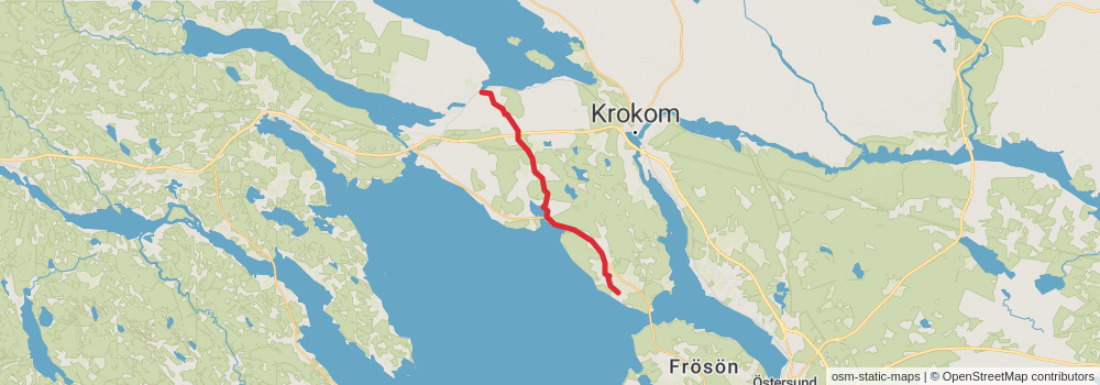 St Olavsleden stage 14 Map
