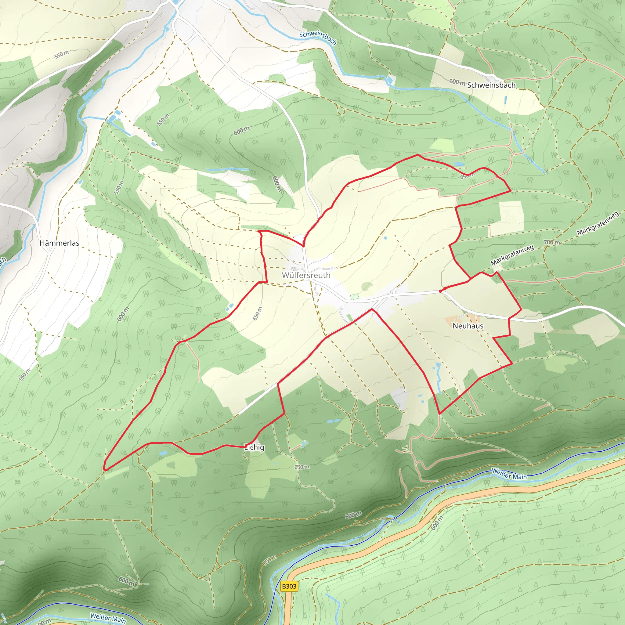 Markgrafen Runde mobile static map